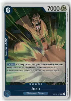 Jozu One Piece CCG Two Legends NM FOIL OP-08 - Image 1