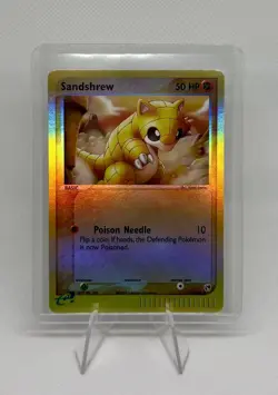 Sandshrew Reverse Holo 75/100 Ex Sandstorm Pokemon Card NM - Image 1