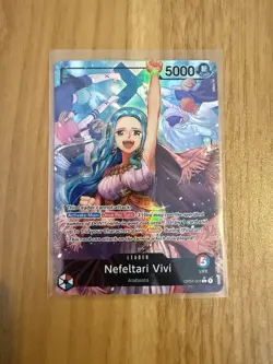 One Piece Nefeltari Vivi OP04-001 Kingdoms of Intrigue Alt Art Leader -Near Mint - Image 3