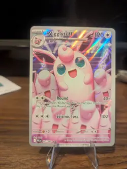 NM Wigglytuff 105/094 Illustration Rare IR Pokemon Phantasmal Flames - Image 1