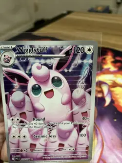Wigglytuff - 105/094 - Illustration Rare IR Phantasmal Flames - Pokemon - NM (1) - Image 4
