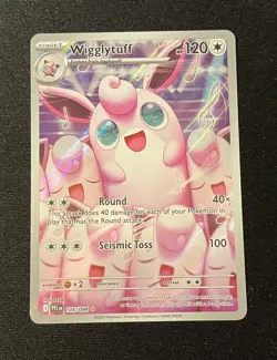 Wigglytuff 105/094 Illustration Rare IR Phantasmal Flames Pokemon TCG Card NM - Image 1