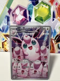 Wigglytuff 105/094 Illustration Rare (IR) - Pokemon TCG Phantasmal Flames - NM - Image 1