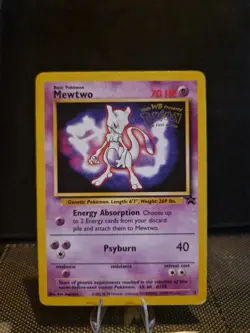 Pokemon TCG Mewtwo #3 Black Star Movie Promo Card Wizards of the Coast - HP - Image 1