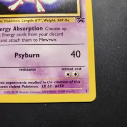 1999 Mewtwo #3 - Kids WB Black Star Promo Non-Holo Rare - Pokemon TCG - NM - Image 3