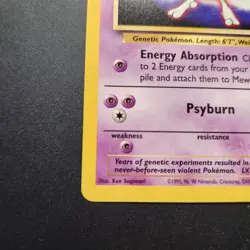 1999 Mewtwo #3 - Kids WB Black Star Promo Non-Holo Rare - Pokemon TCG - NM - Image 4