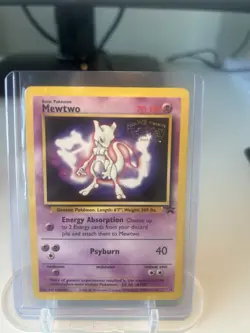 Pokemon TCG! Mewtwo The Pokemon Movie Black Star Promo Card #3 - Rare LP! - Image 1