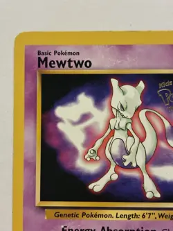 Mewtwo #3 1999 Black Star WB Pokemon the First Movie Promo Pokemon TCG Card - Image 2