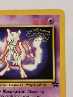 Mewtwo #3 1999 Black Star WB Pokemon the First Movie Promo Pokemon TCG Card - Image 5