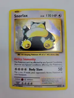 Pokemon TCG Card - Snorlax XY179 Holo Promo XY Black Star Promos LP - Image 1