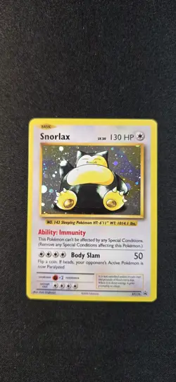 Pokemon TCG Snorlax XY179 Holo Promo Card Black Star Promos - Image 1
