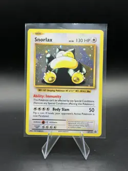 Pokemon TCG Card - Snorlax XY179 Holo Promo XY Black Star Promos LP - Image 1