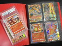 Zard Binder Collection~ Vintage/Modern, M Charizard EX Secret Rare, UPC, PSA Etc - Image 1