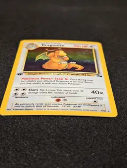 Dragonite 4/62 Fossil Set Holo Rare 1st Edition 1999 Pokemon Game Card WOTC - Image 5