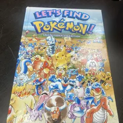 vintage Let's Find POKEMON Book Akihara, Kazunori FIRST EDITION (1999) 9781421595795 - Image 1