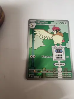 Pokemon TCG Pidgeotto 208/197 Sv03: Obsidian Flames Holo Card NM/M Condition - Image 2