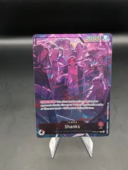 One Piece Promotion Cards #OP09-001 Shanks (English Version 2nd Anniversary Set) - Image 1