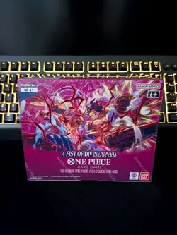 One Piece TCG: OP-11 - A Fist Of Divine Speed Booster Box - NEW SEALED English! - Image 1