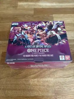 One Piece TCG OP-11 - A Fist of Divine Speed Booster Box (Brand New & Sealed) - Image 1