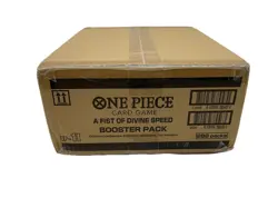 One Piece TCG A Fist of Divine Speed OP-11 Booster Box Case SEALED NEW - Image 1