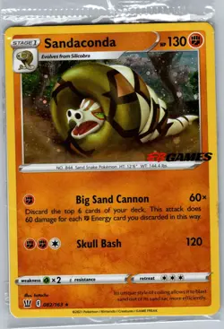 Sandaconda - (EB Games Exclusive) 082/163 - Pokemon Card - Sealed - Image 1