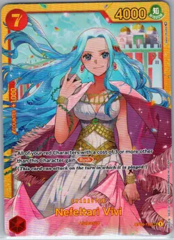 Nefeltari Vivi OP04-118 SEC English Kingdoms of Intrigue - One Piece Card - NM - Image 1
