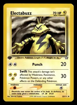 Electabuzz 33/111 1st Edition Neo Genesis Set Pokemon Card - Image 1