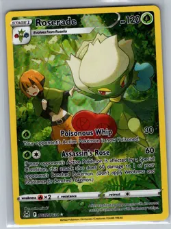 Roserade TG02/TG30 SWSH11: Lost Origin Trainer Gallery - Pokemon Card - NM - Image 1
