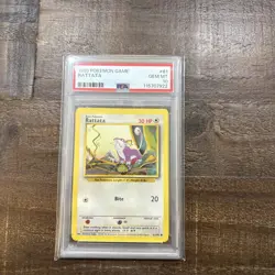 Rattata 61/102 PSA 10 Pokemon Base Set 1999 Non Holo Graded Card - Image 1