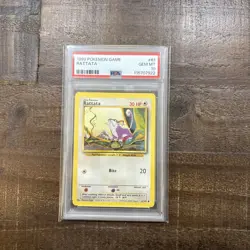 Rattata 61/102 PSA 10 Pokemon Base Set 1999 Non Holo Graded Card - Image 2