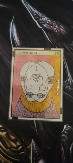 MTG ALTER: Guardian Project, by Mr Forest. Full art alter - Image 1