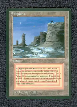 PLATEAU Revised Italian Foreign Black Border (FBB) MTG Unplayed NM-LP - Image 1