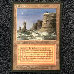PLATEAU Revised Italian Foreign Black Border (FBB) MTG Unplayed NM-LP - Image 4