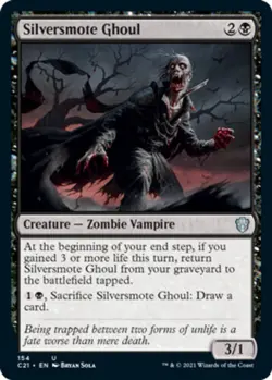 x1 Silversmote Ghoul U MTG Commander 2021 M/NM, English - Image 1