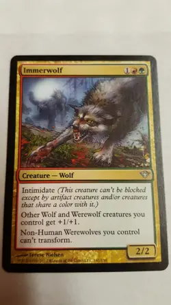 1x IMMERWOLF - Rare - Innistrad - MTG - Magic the Gathering - Image 1