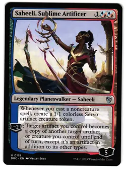 Saheeli, Sublime Artificer 119 - NM - Commander: Aetherdrift U - Image 1