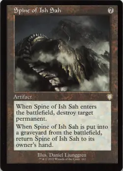 Spine of Ish Sah (Retro Frame) R Commander: The Brothers' War 162 - MTG - Image 1