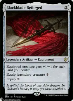 1x BLACKBLADE REFORGED - Dominaria/Commander - MTG - NM - Magic the Gathering - Image 2