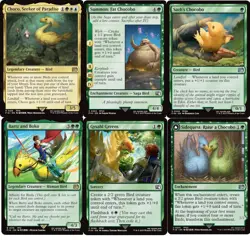 MTG Commander Deck Choco, Seeker of Paradise 100 Magic Cards - Final Fantasy NM - Image 1