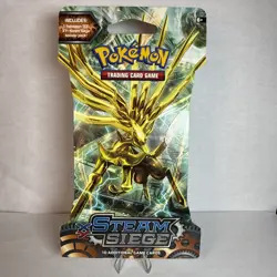 Pokemon XY Steam Siege Booster Pack Factory Sealed - Image 1