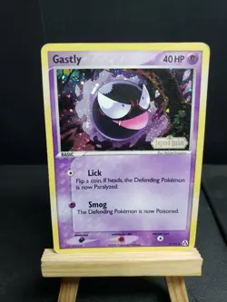 Pokemon Card Ex Legend Maker Gastly 52/92 2006 Reverse Stamped Holo - Image 1