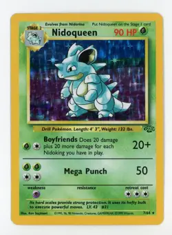 Nidoqueen Holo - Pokemon 1999 Jungle #7 NM-MT - Image 1