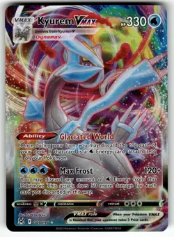 Kyurem VMAX 049/196 SWSH11: Lost Origin NM Pokemon Card TCG - Image 1