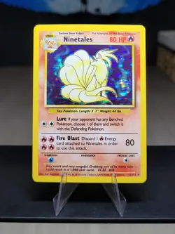 1999 Pokemon Ninetales Holo Base Set Unlimited Excellent Condition. - Image 1