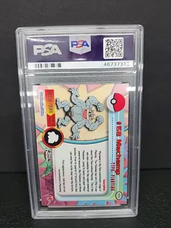 2000 TOPPS CHROME POKEMON T.V. #68 MACHAMP PSA 10 - Image 2