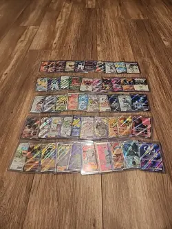 Pokemon 50 Full Art EX card LOT - english - NO DUPES - Image 1