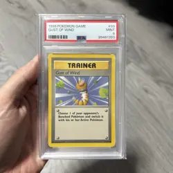 Pokemon 1999 Game Base Set Gust Of Wind #93 PSA 9 - Image 1