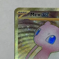 Pokemon Mew EX TCG 205/165 Metal Gold Scarlet & Violet 151 UPC Promo Card - Image 2