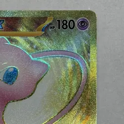 Pokemon Mew EX TCG 205/165 Metal Gold Scarlet & Violet 151 UPC Promo Card - Image 3