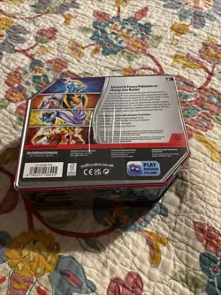 Pokemon Trading Card Games Paradox Destinies Iron Crown ex Tin - 5 Packs - Image 2